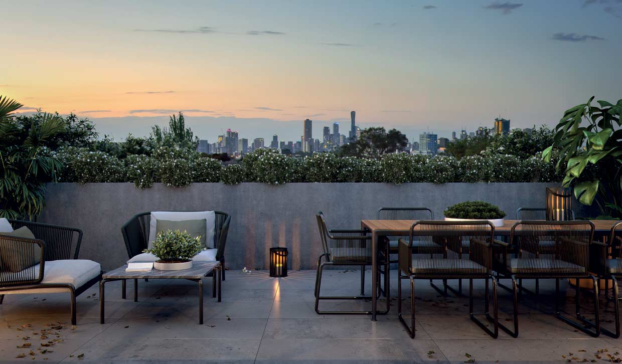 The Mill - Terrace - Artist Impression